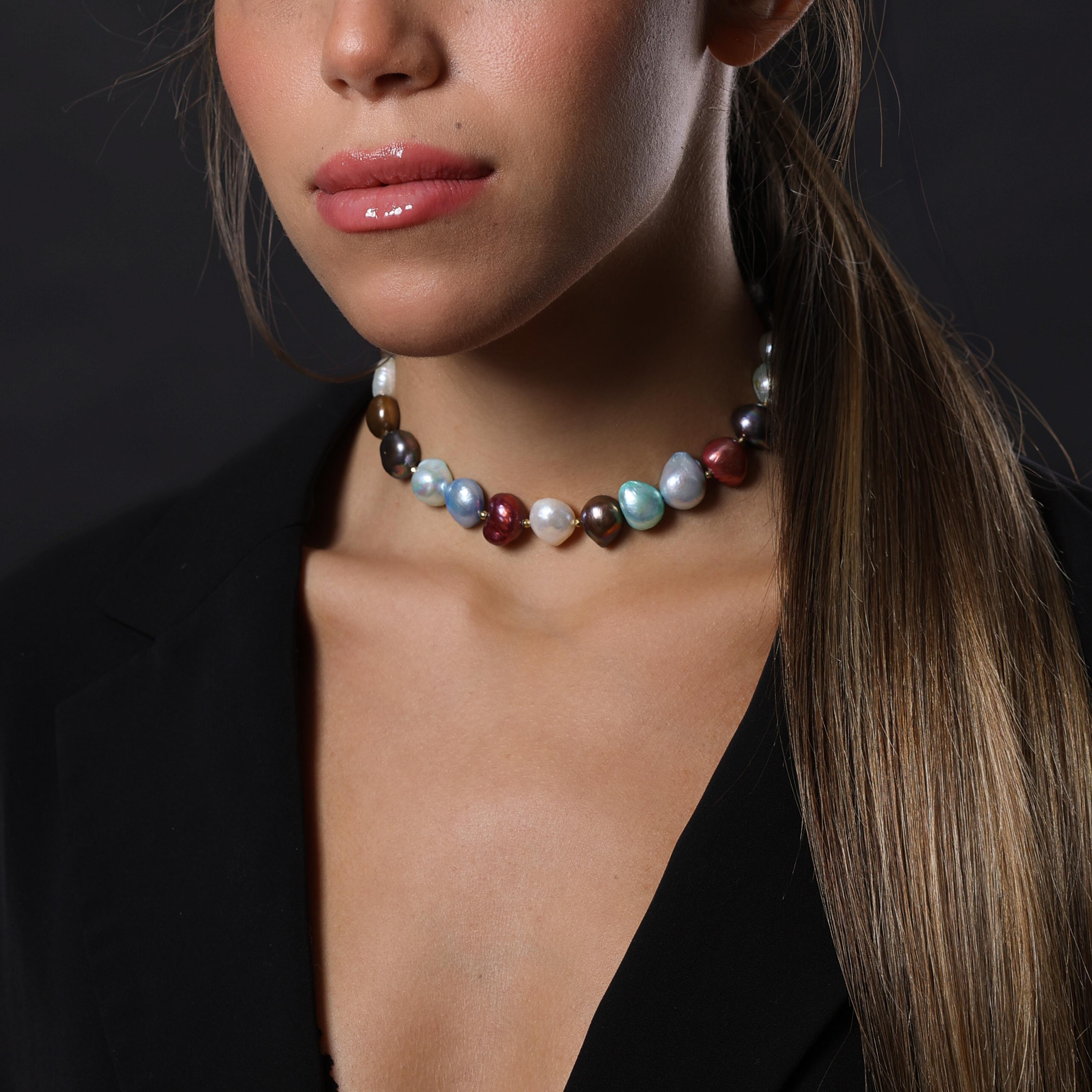 Pearl Choker - Multicolor