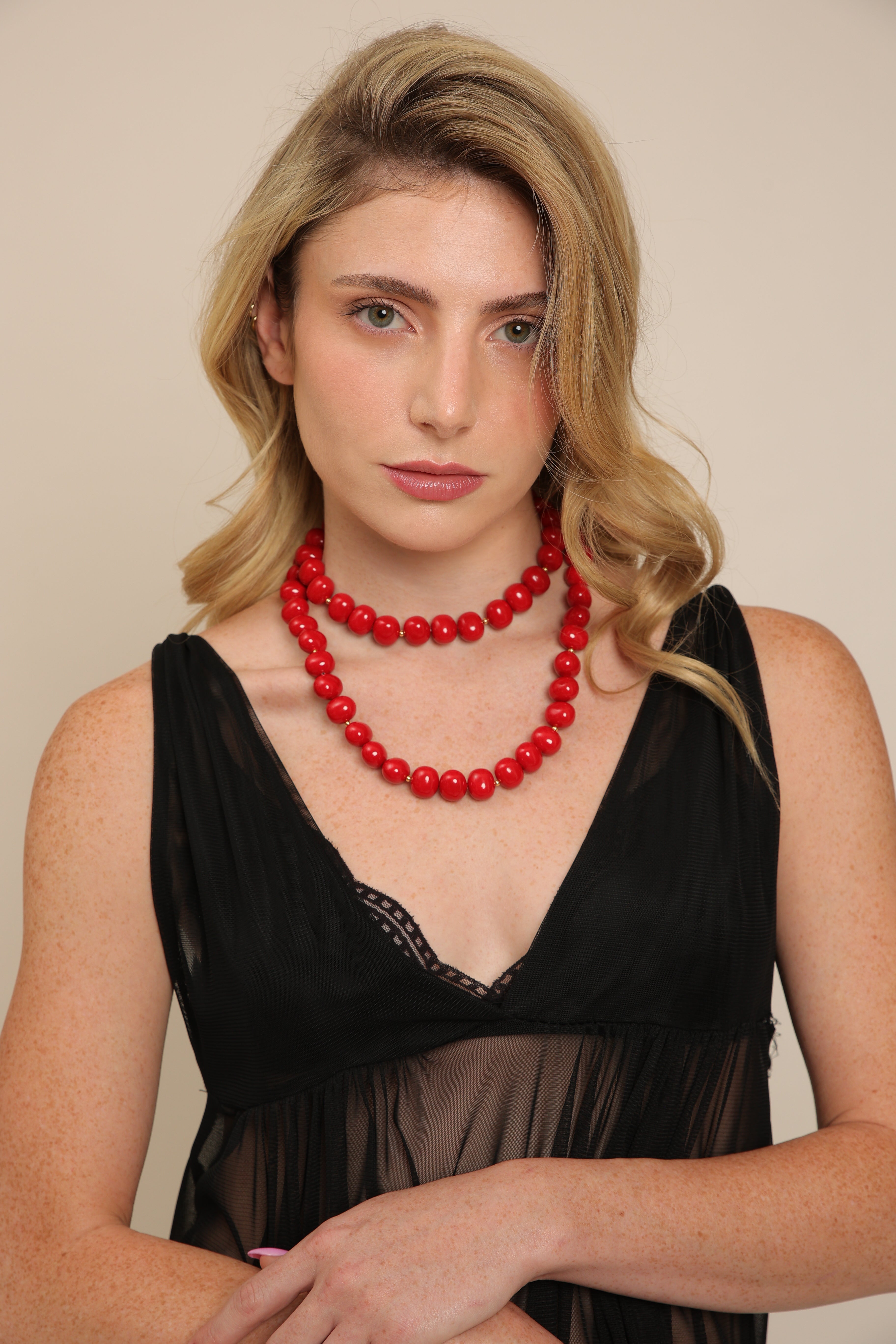 Majorica Pearl - True Red