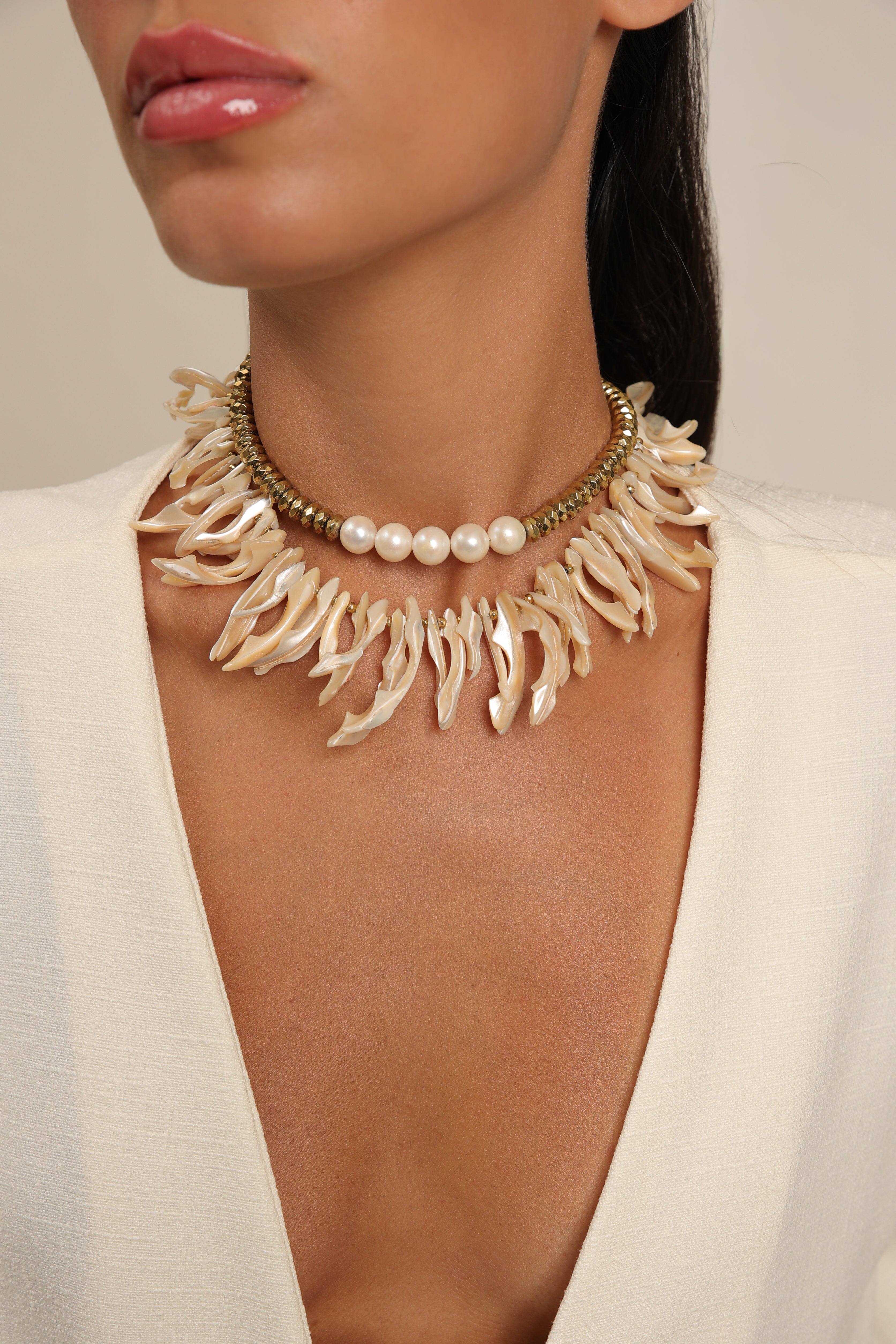 Pearl Necklace - Baroque Stick Pearls