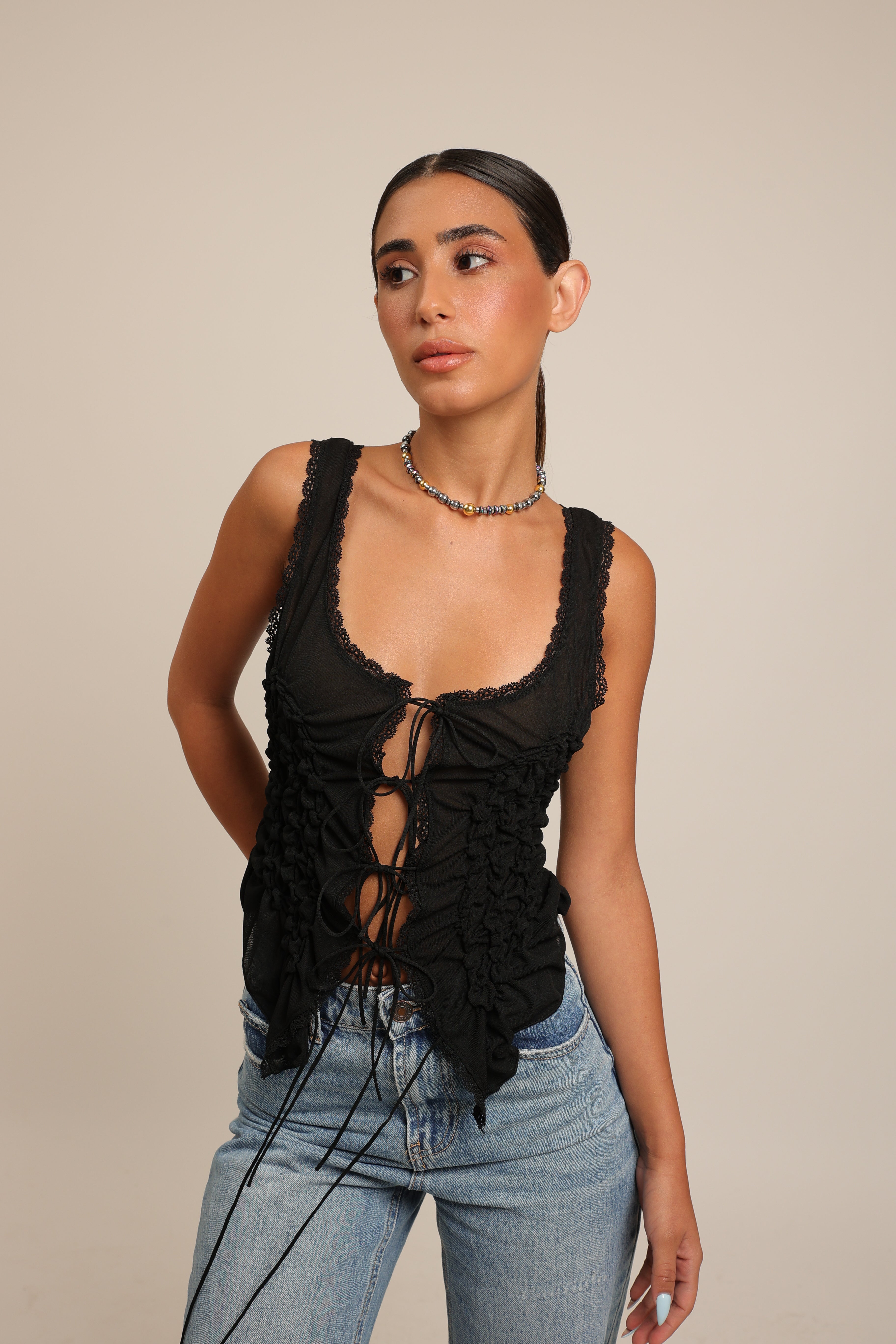 Hematite Choker with Diverse Shapes