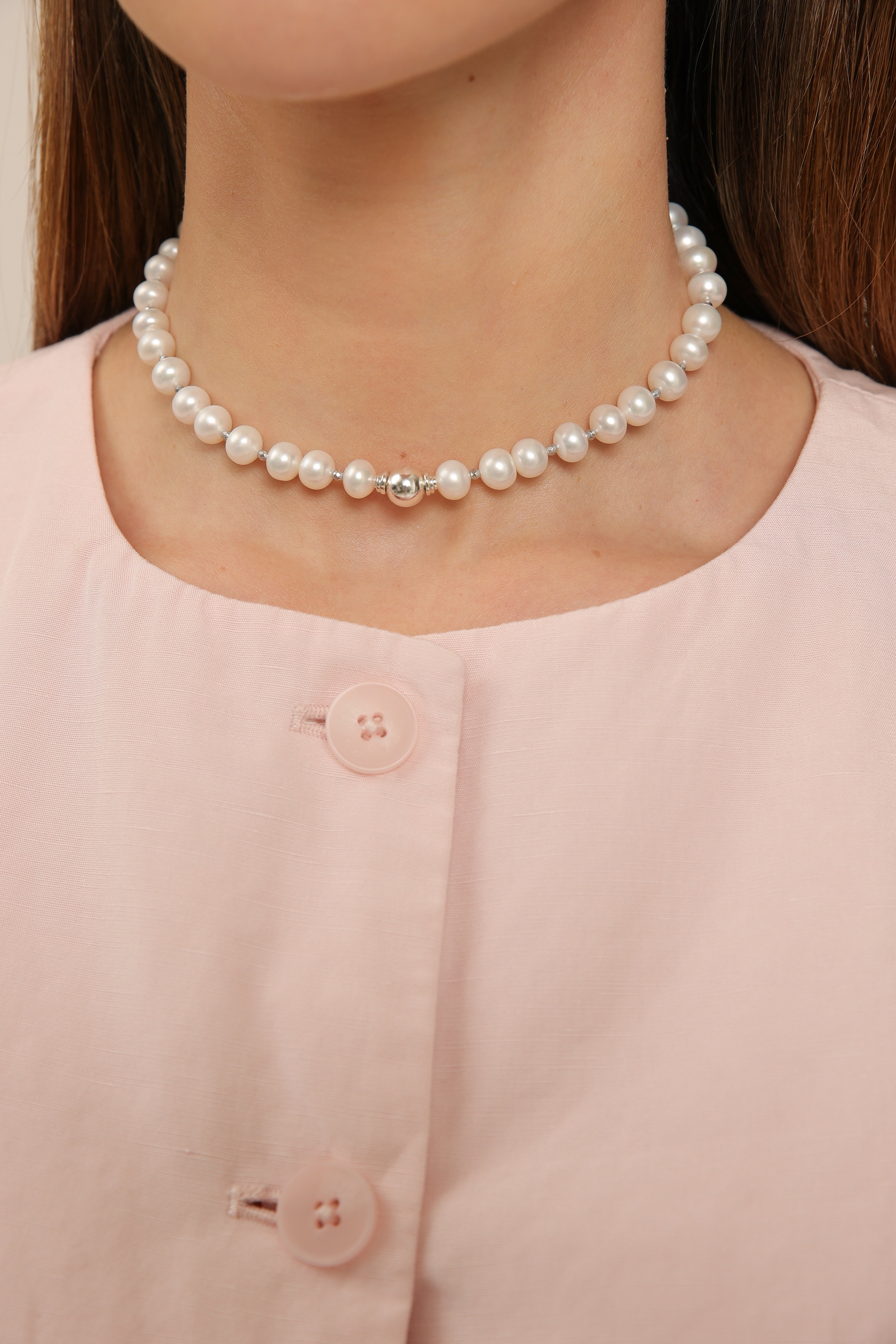 Pearl Choker - Central Sphere