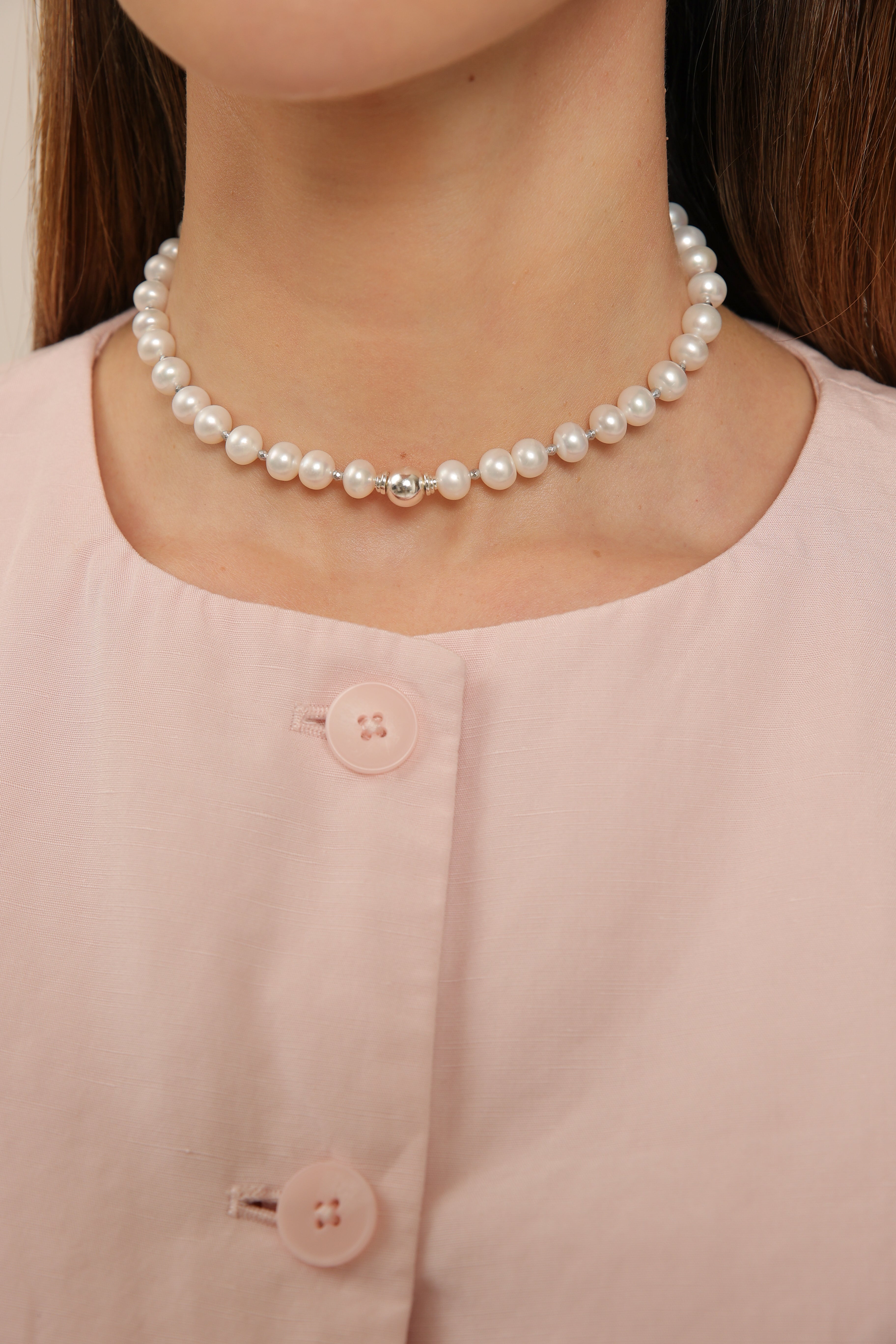 Pearl Choker - Central Sphere