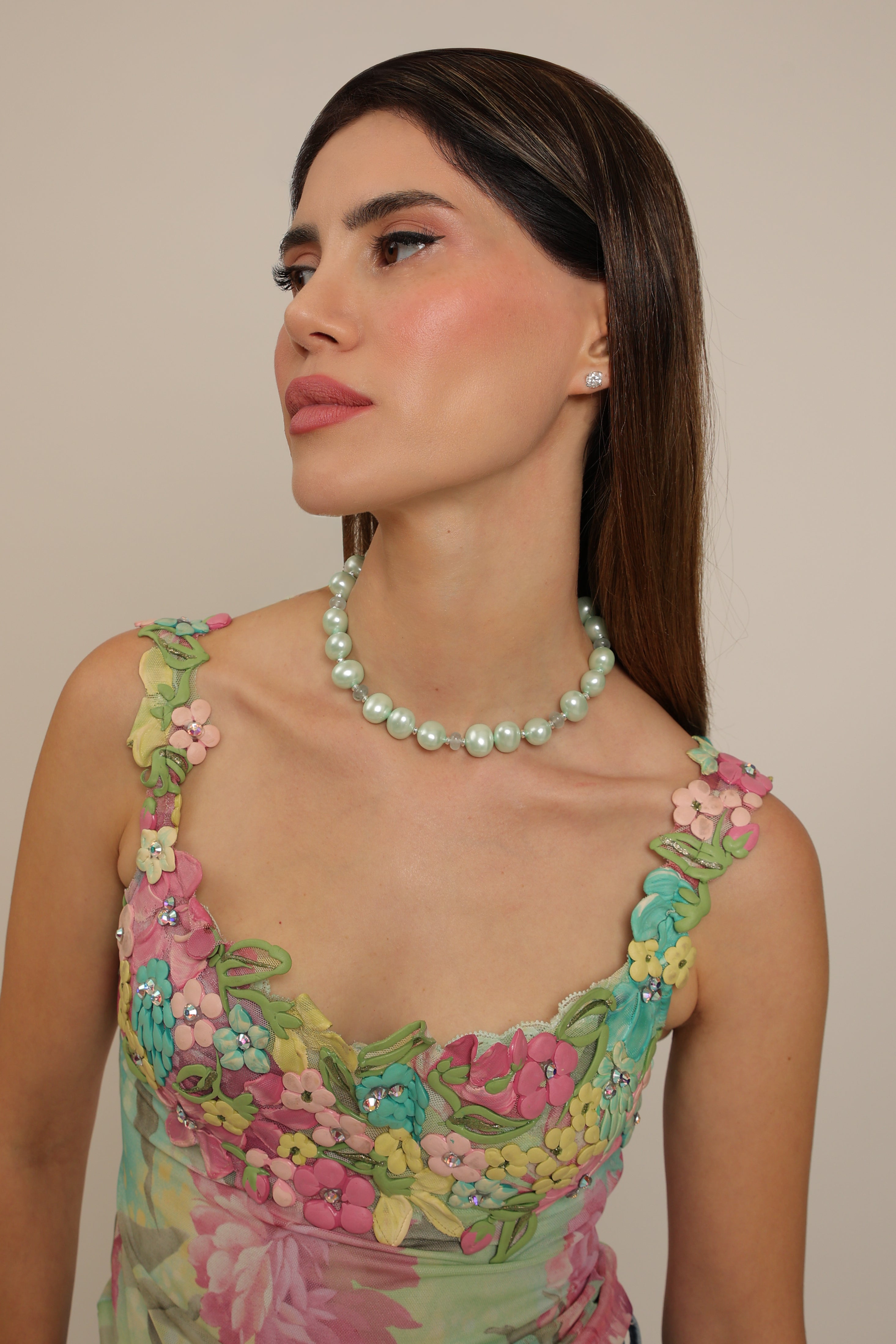 Majorica Pearl & Chalcedony
