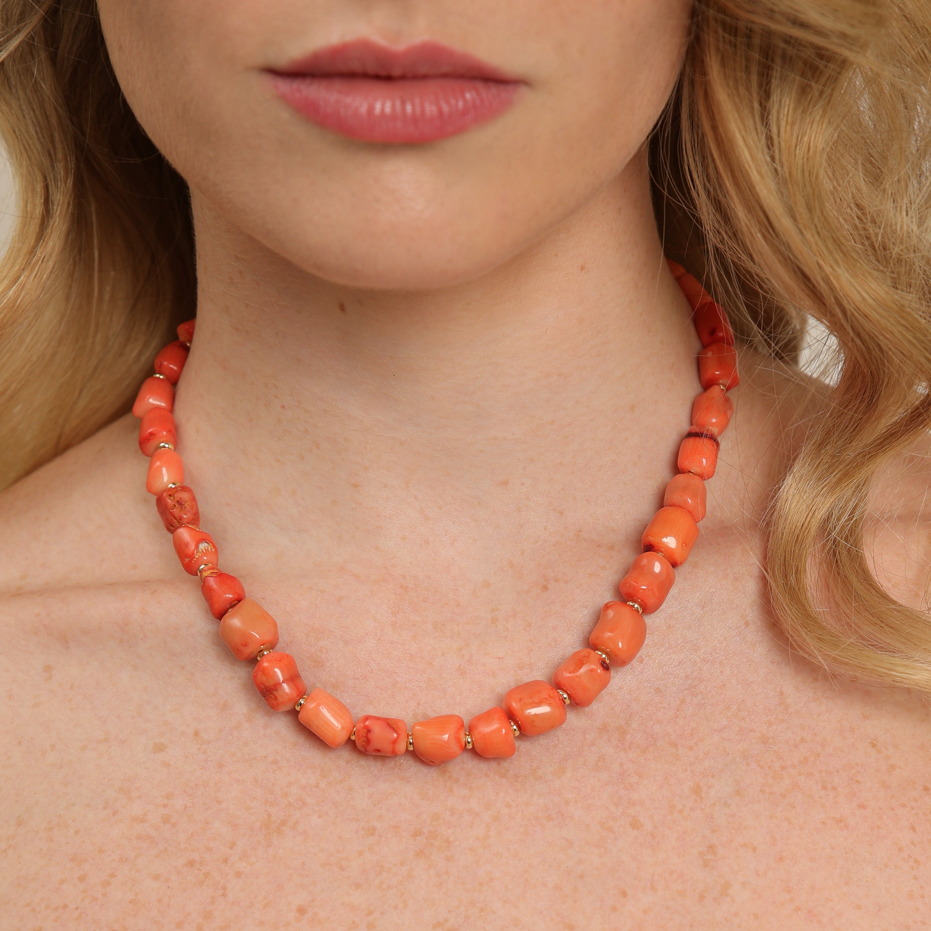 Sunset Coral Necklace