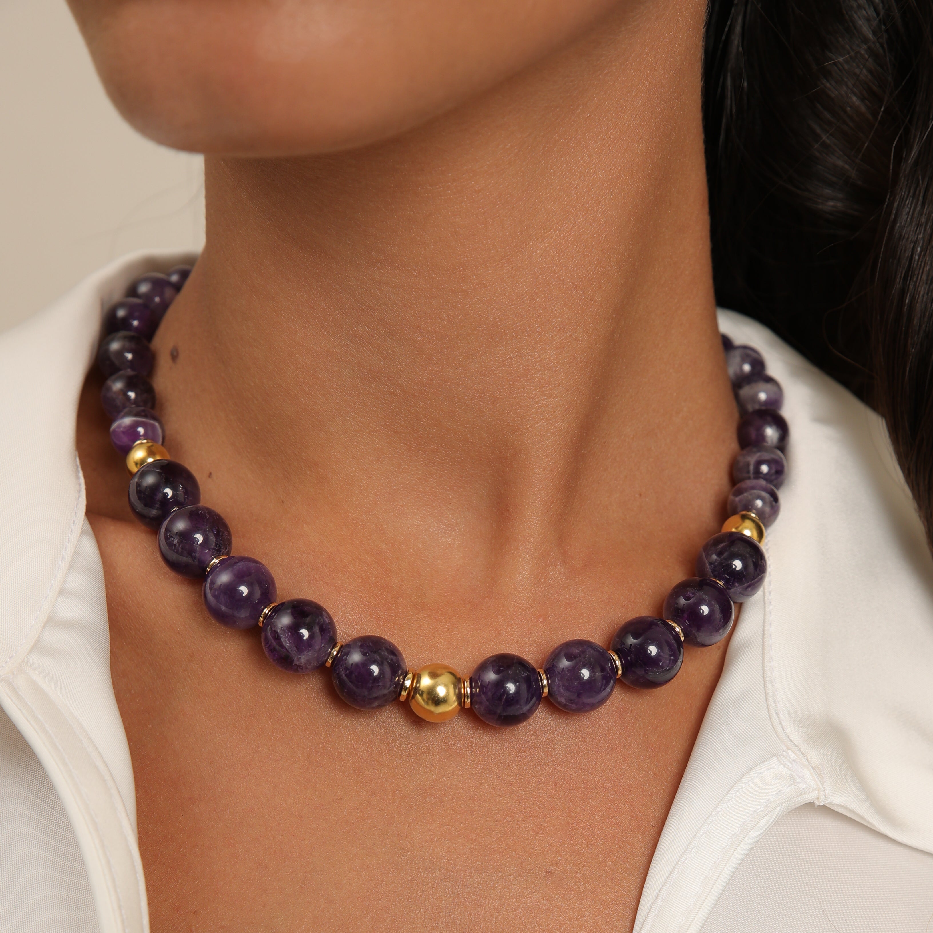 Gargantilla de amatista