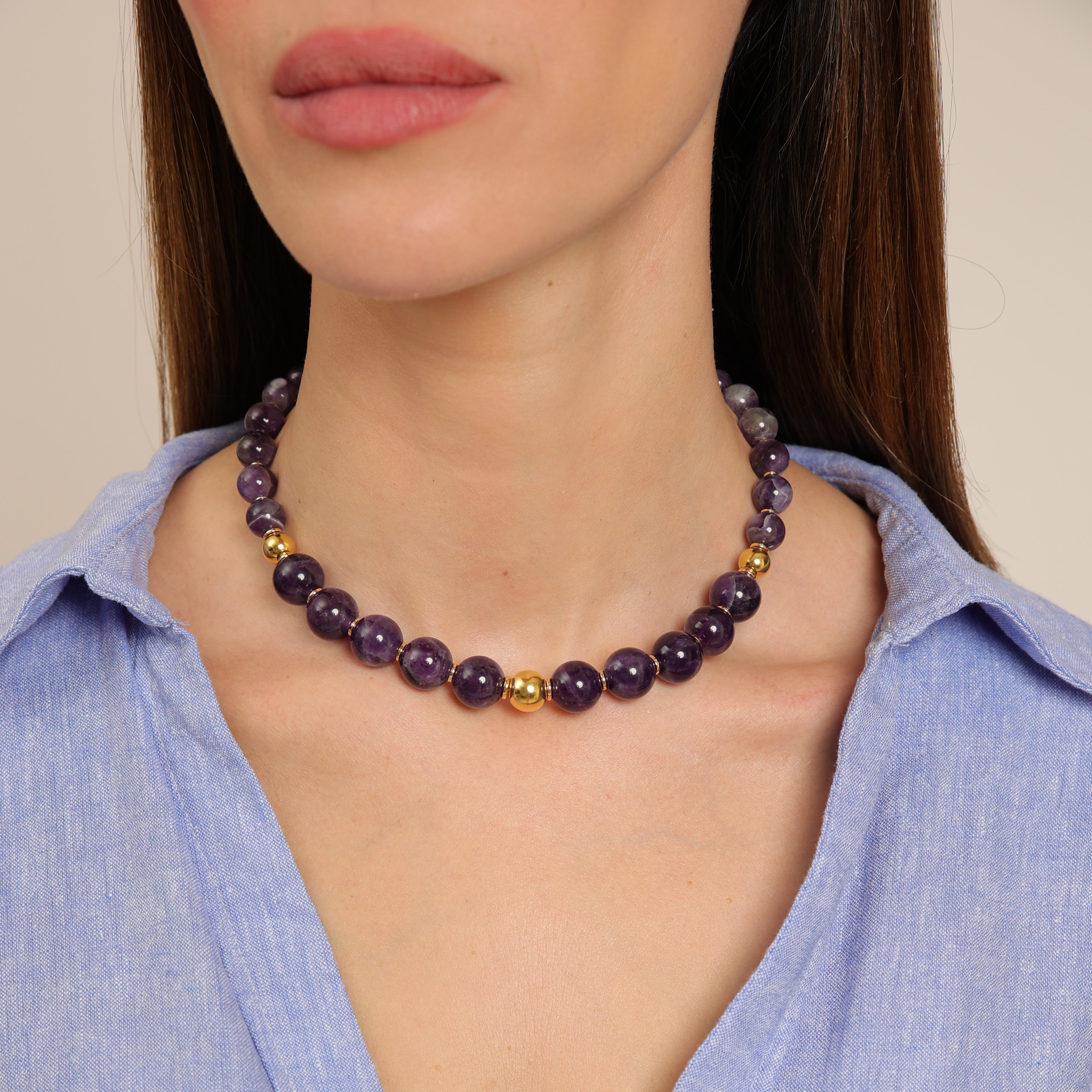 Gargantilla de amatista