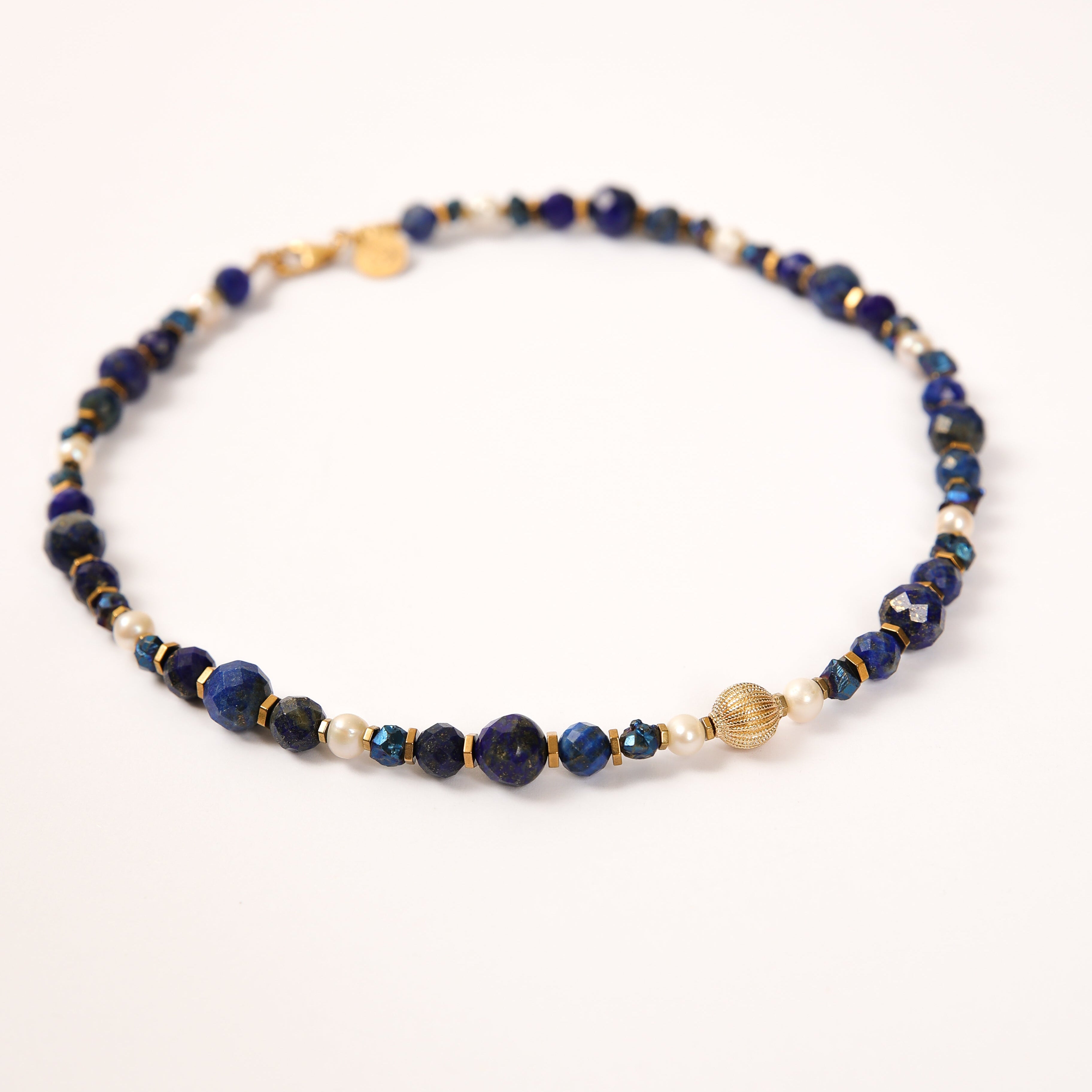 Gargantilla de lapislรกzuli