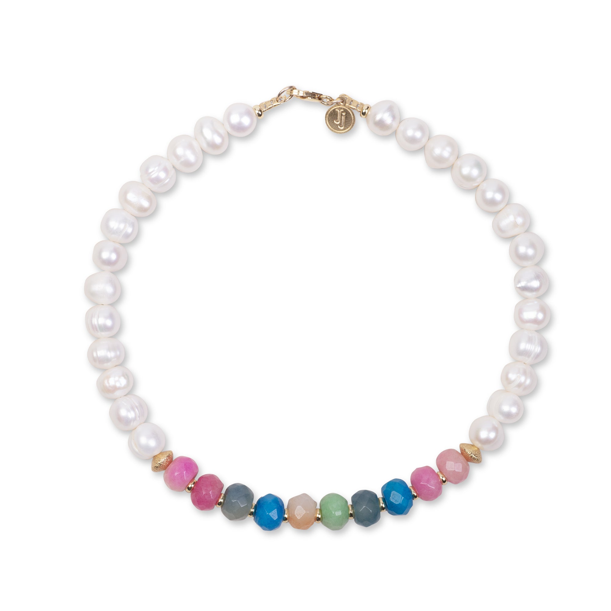 Pearl Choker with Jade