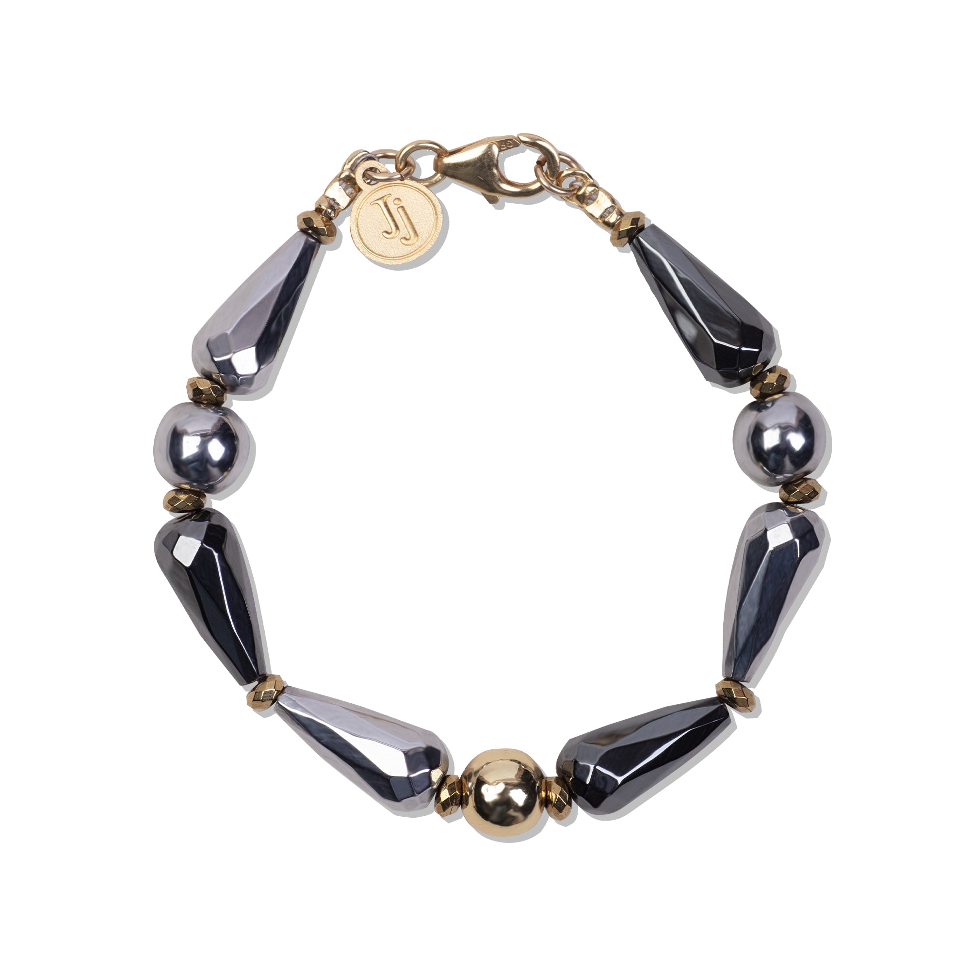 HEMATITE BRACELET - FEATURING A VARIETY OF SHAPES