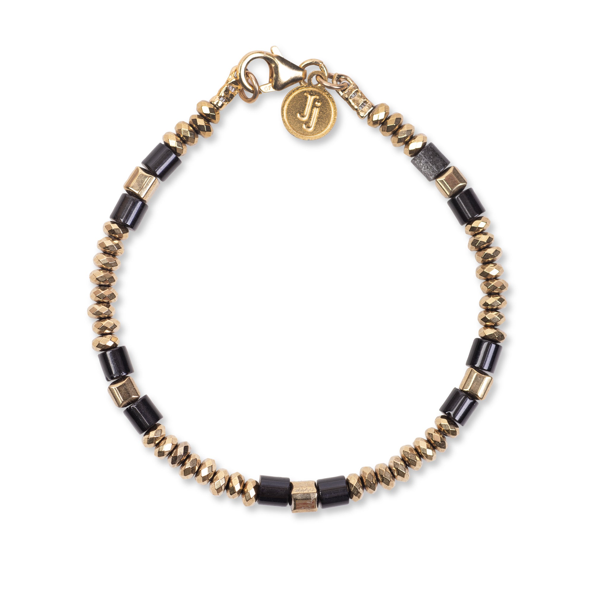 HEMATITE BRACELET - FEATURING BLACK ONYX