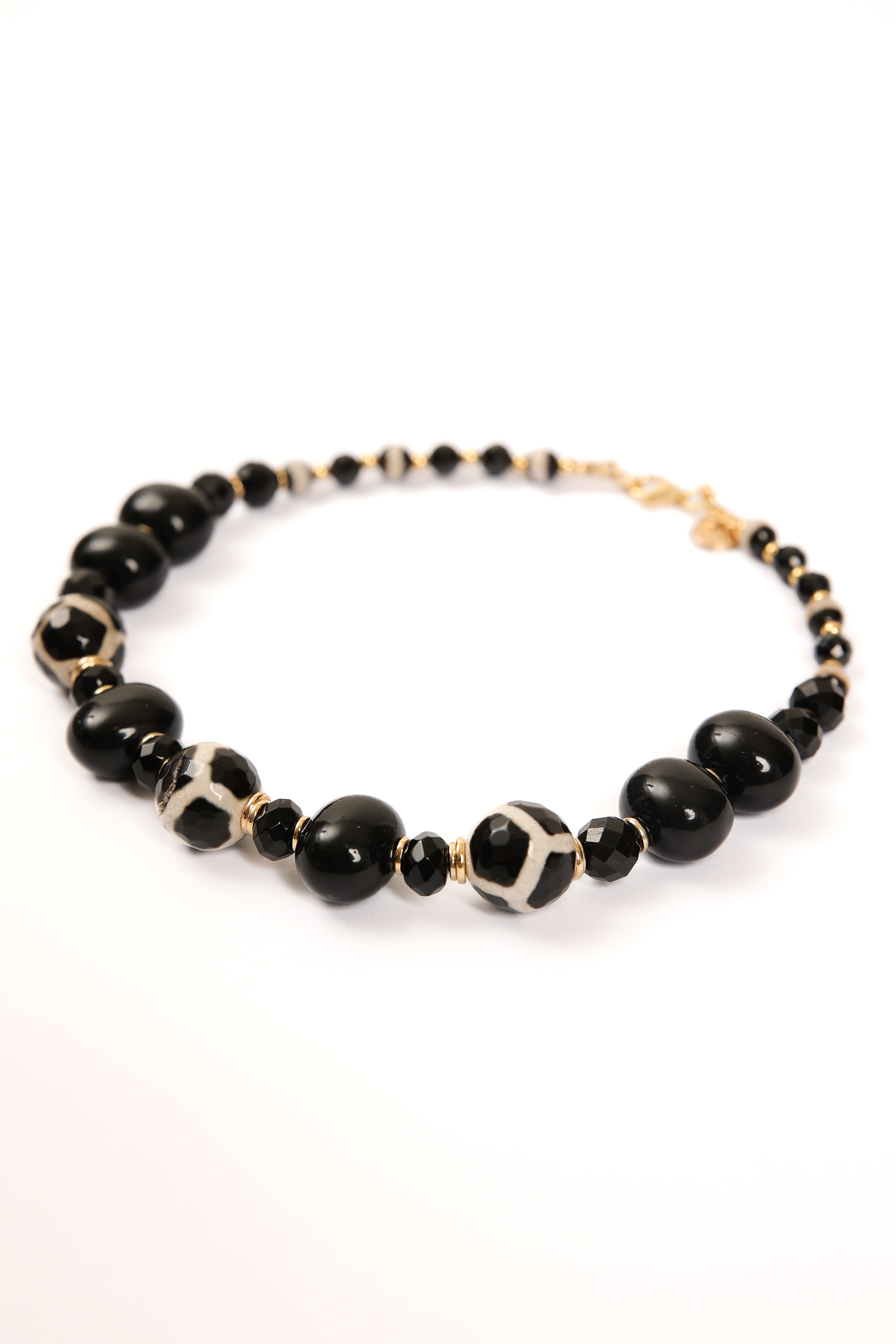 Agate, Majorca & Spinel Choker