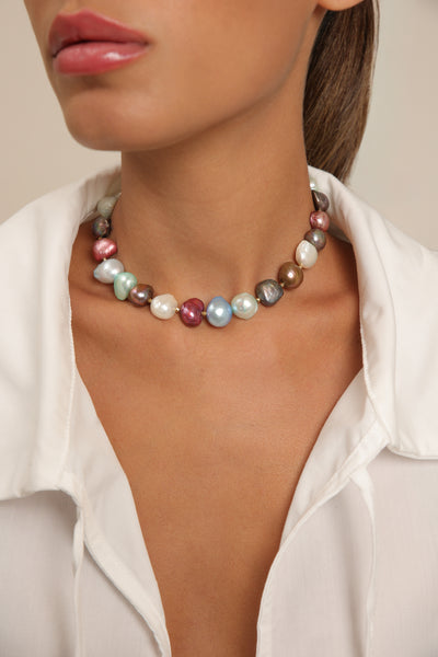Pearl Choker - Multicolor