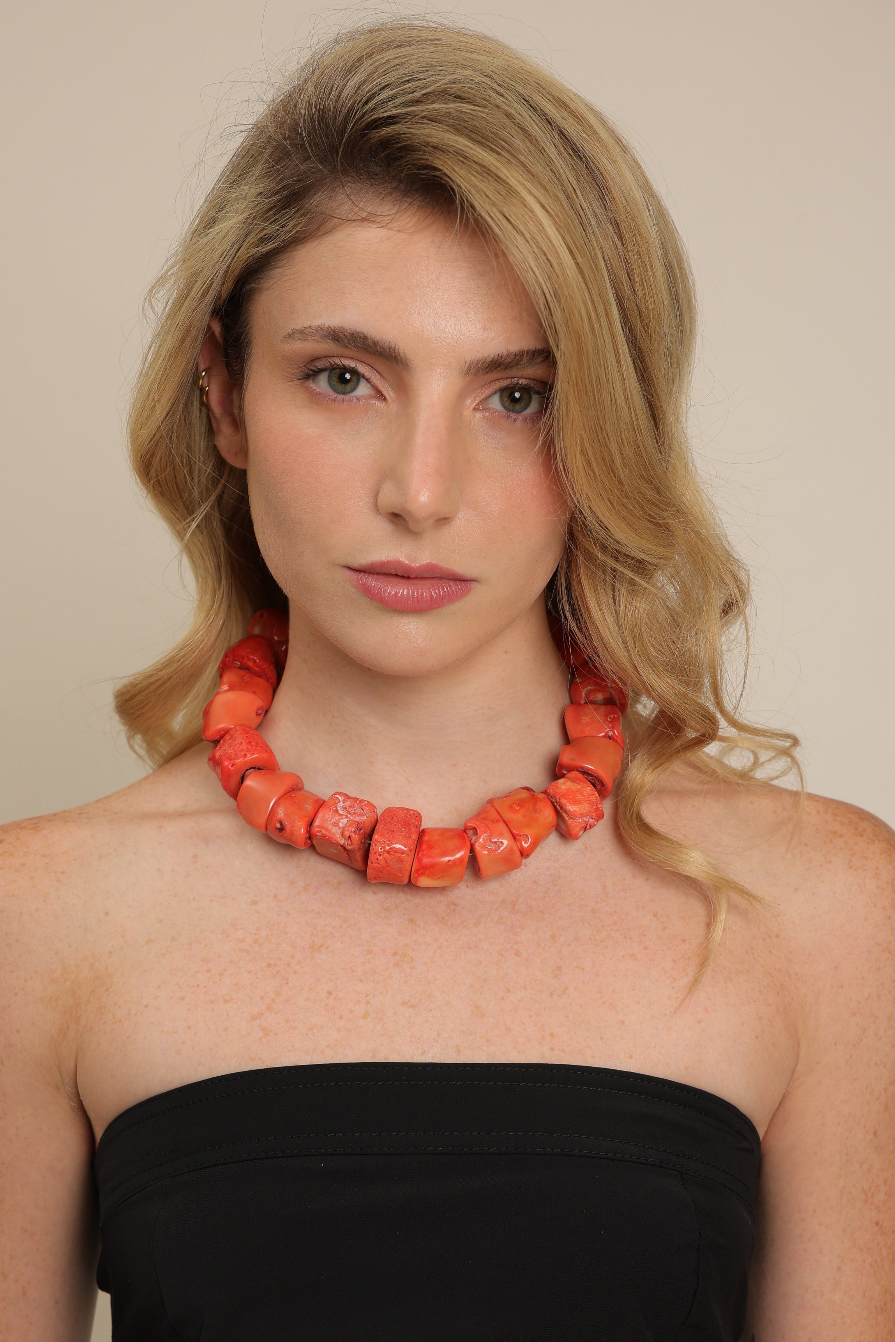 Sunset Coral Choker