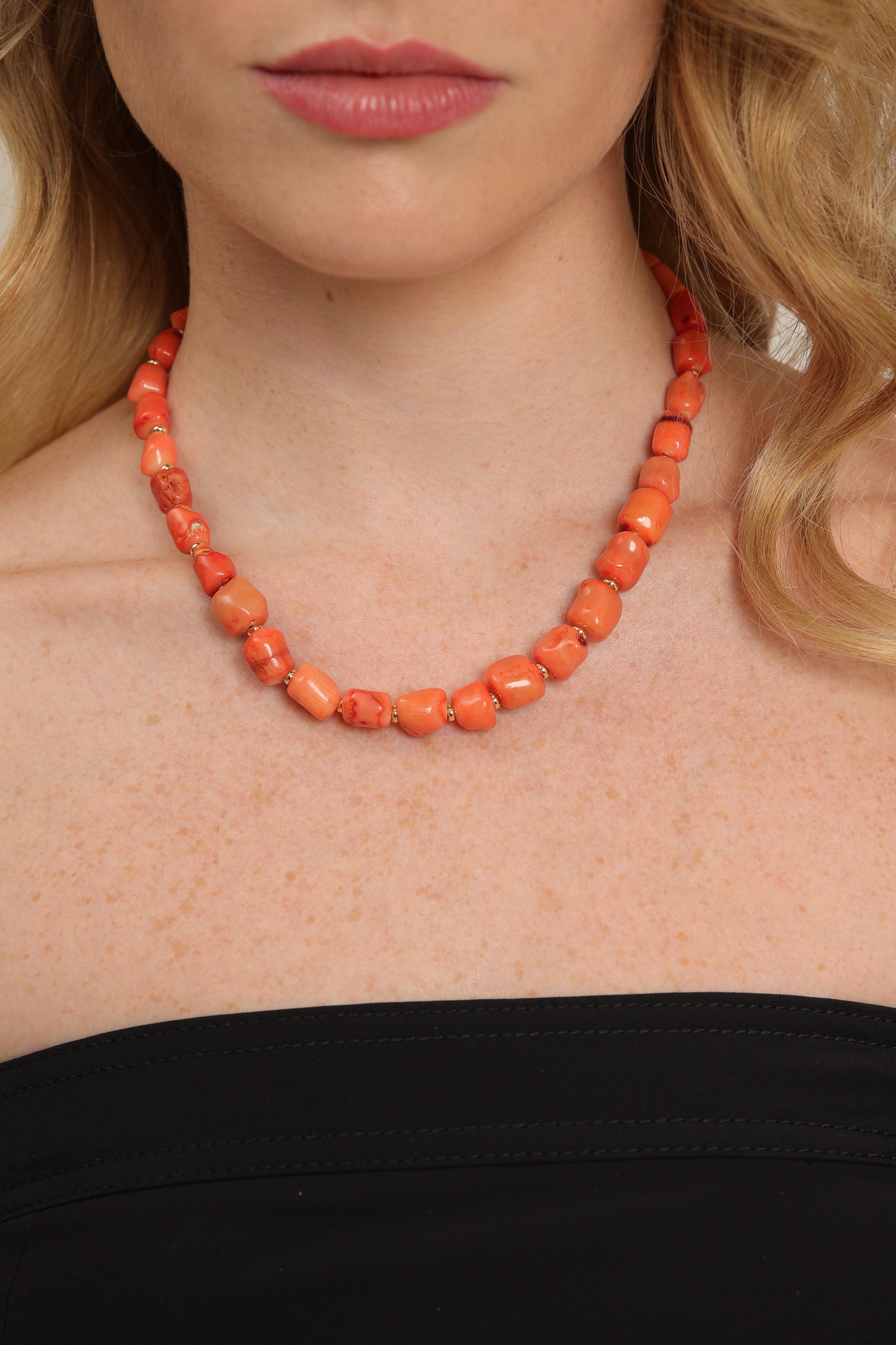 Sunset Coral Necklace