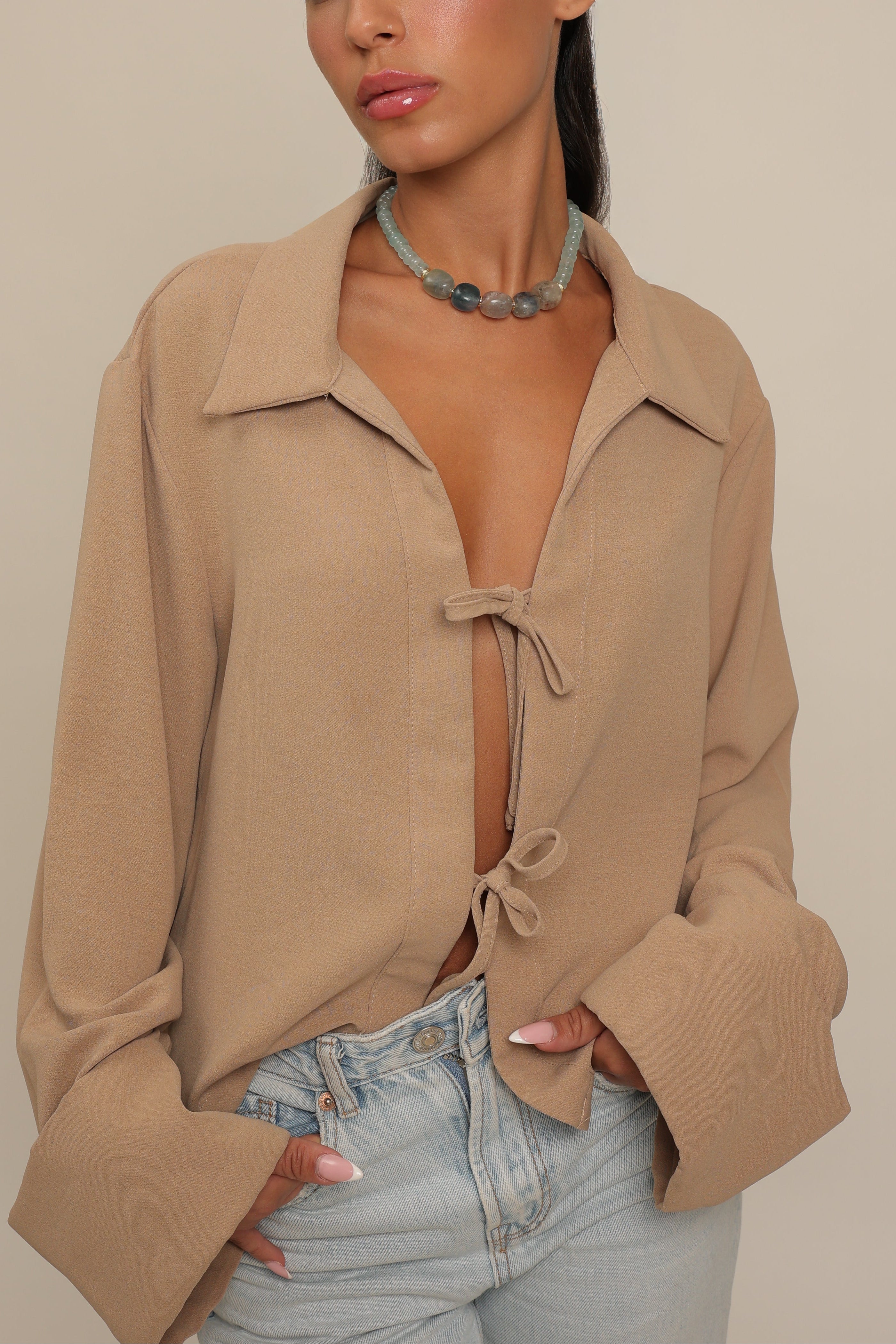 Fluorite and Chalcedony Choker