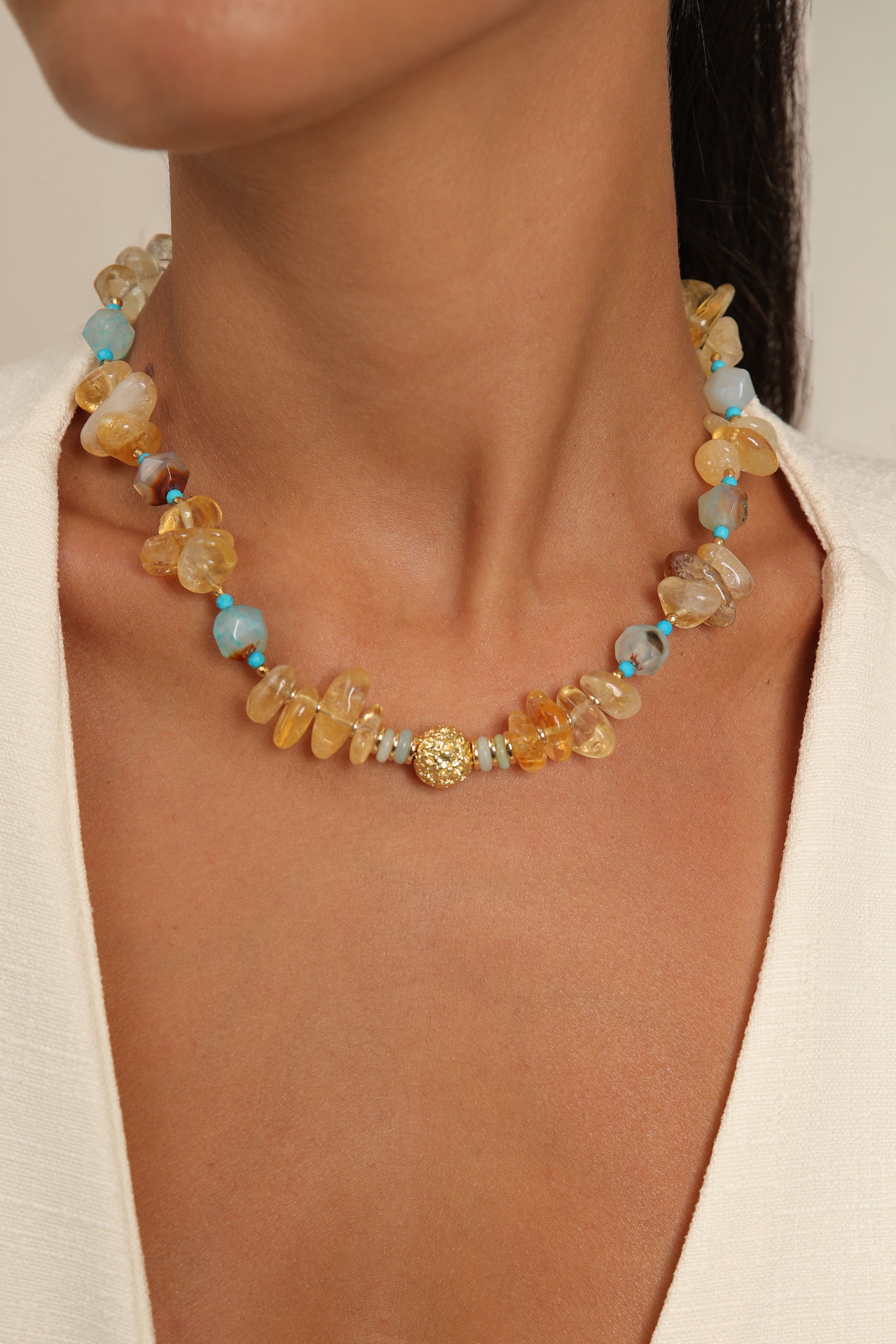 Citrine Choker