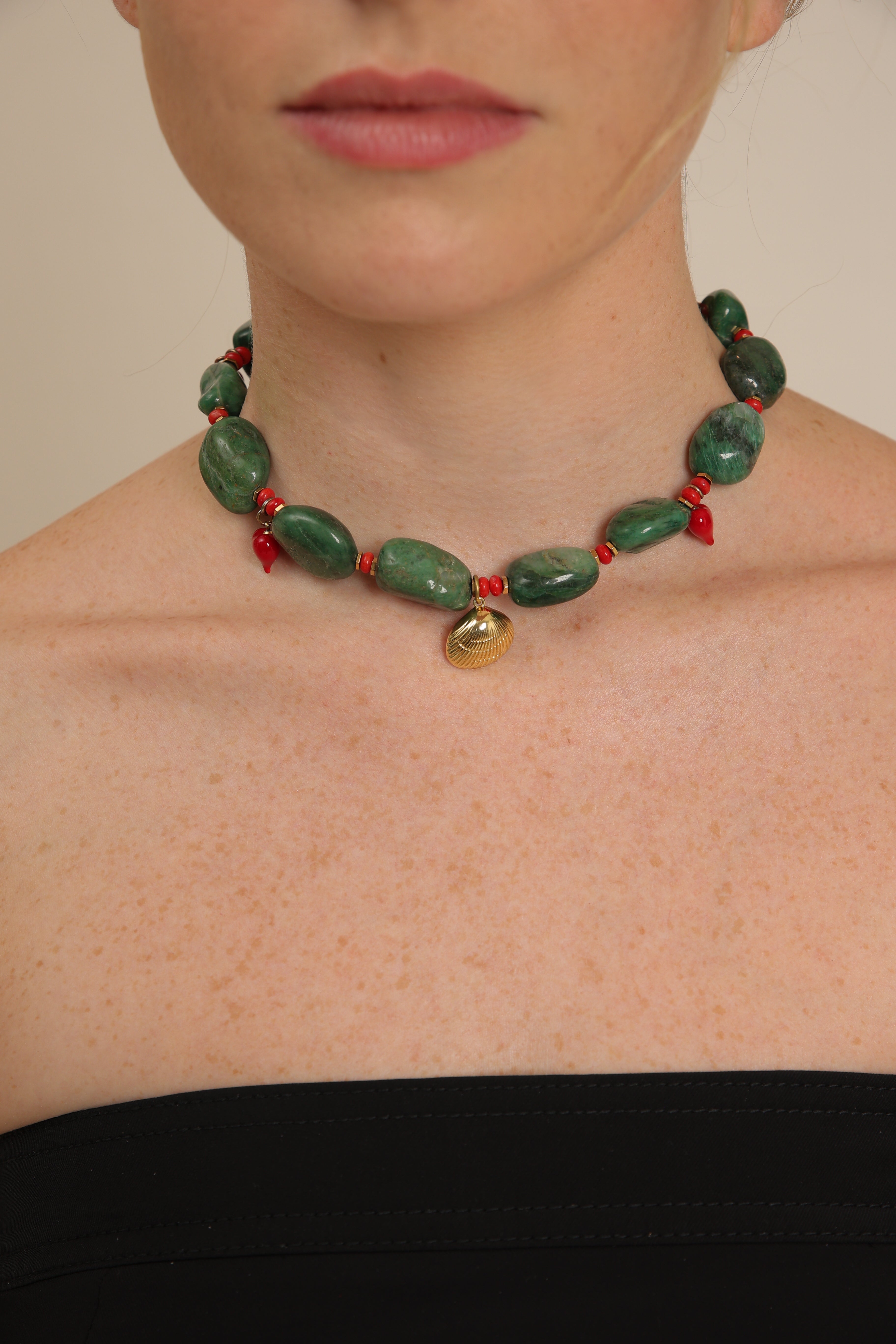 Green Jade Choker