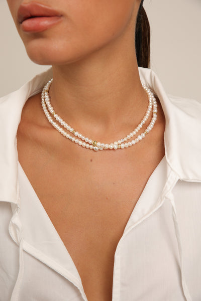 Pearl Necklace with Round Spheres
