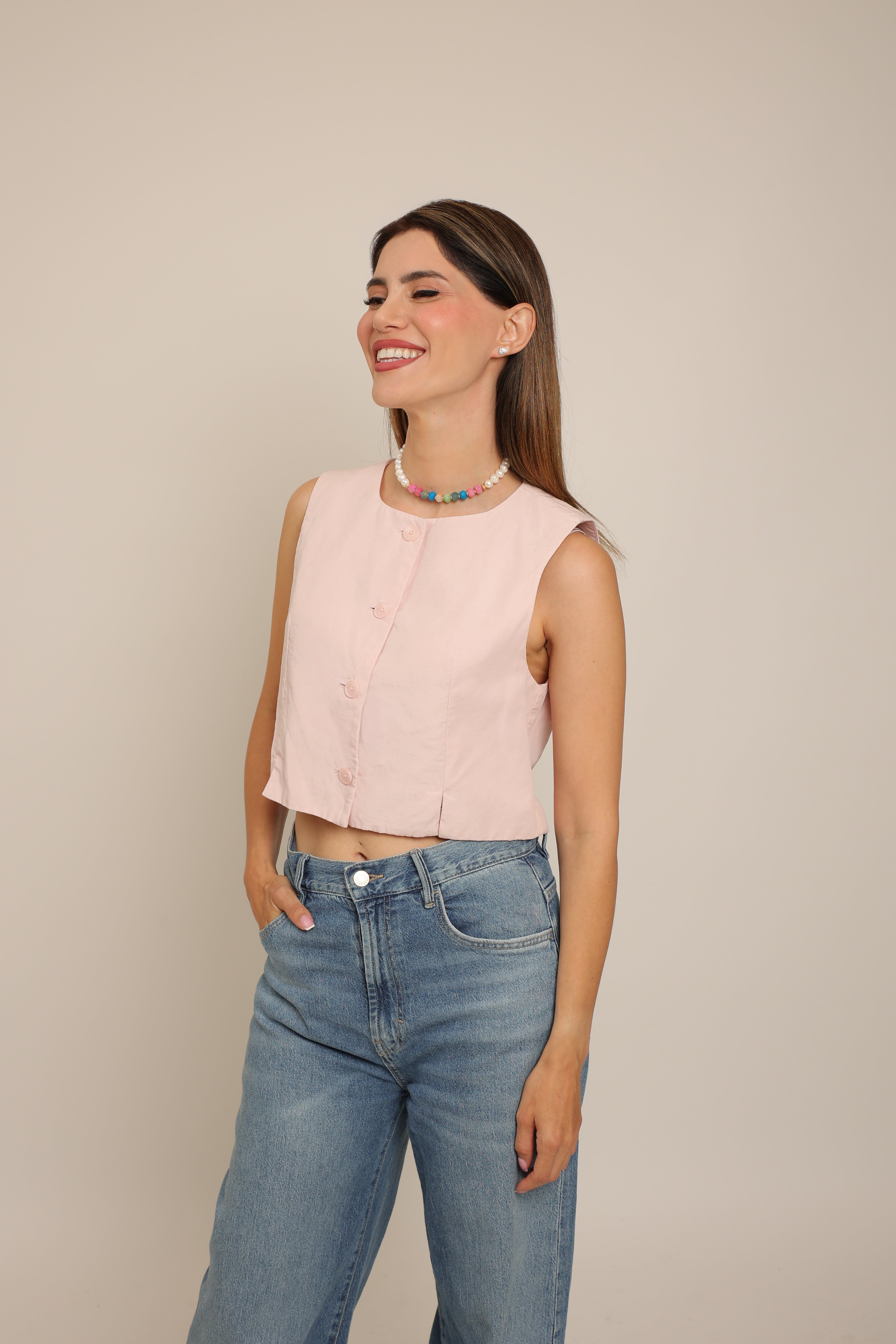 Pearl Choker with Jade