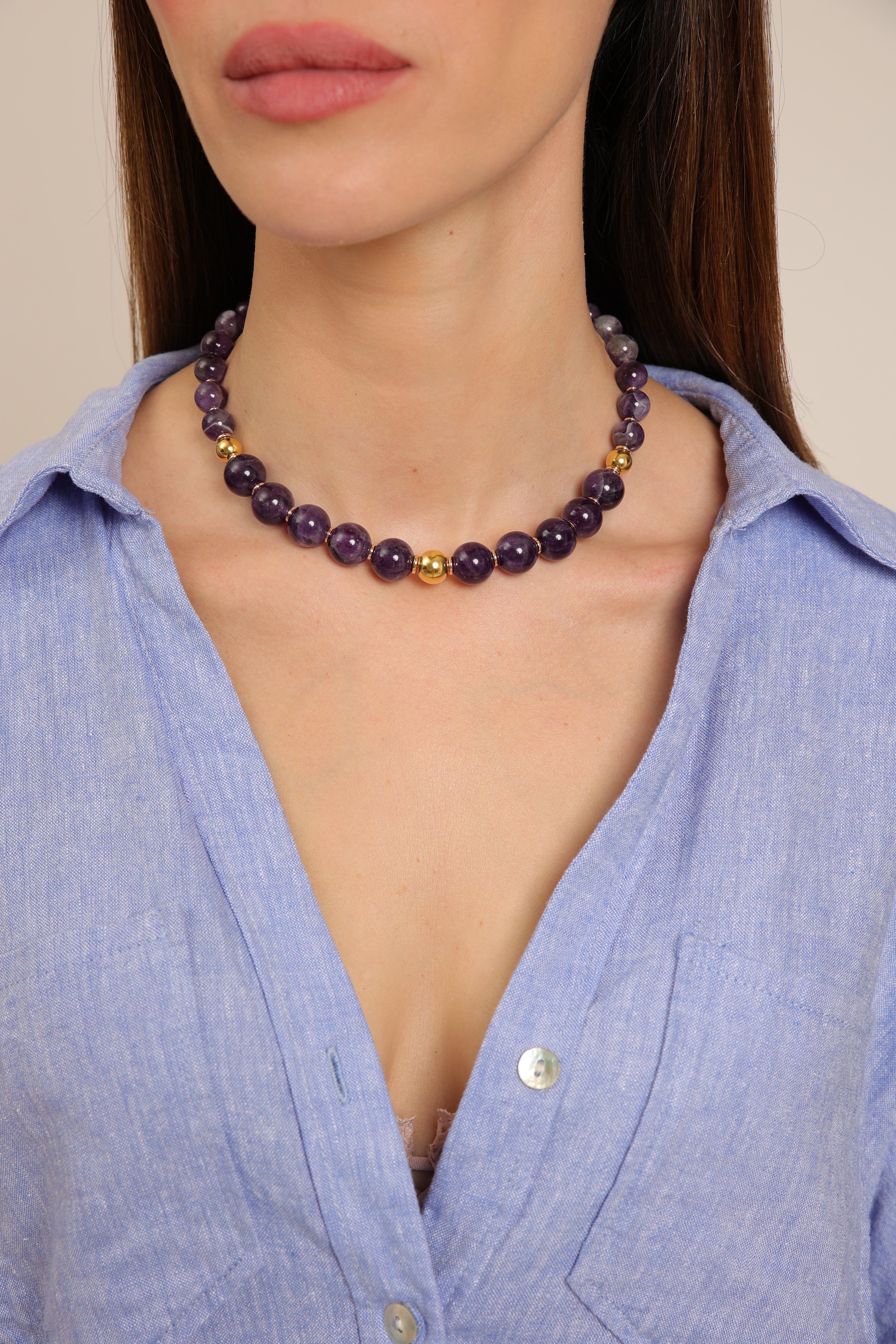 Amethyst Choker