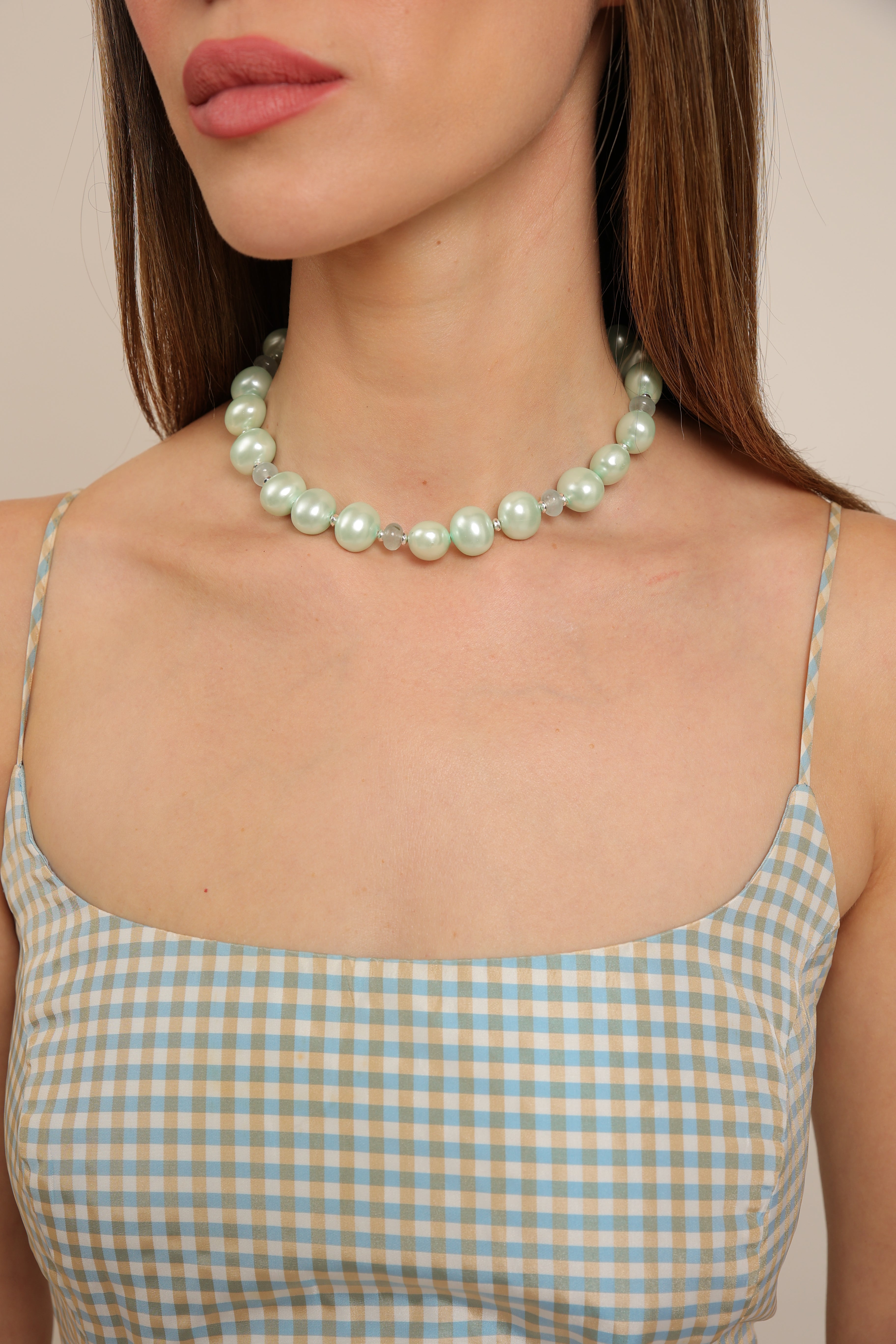 Majorica Pearl & Chalcedony