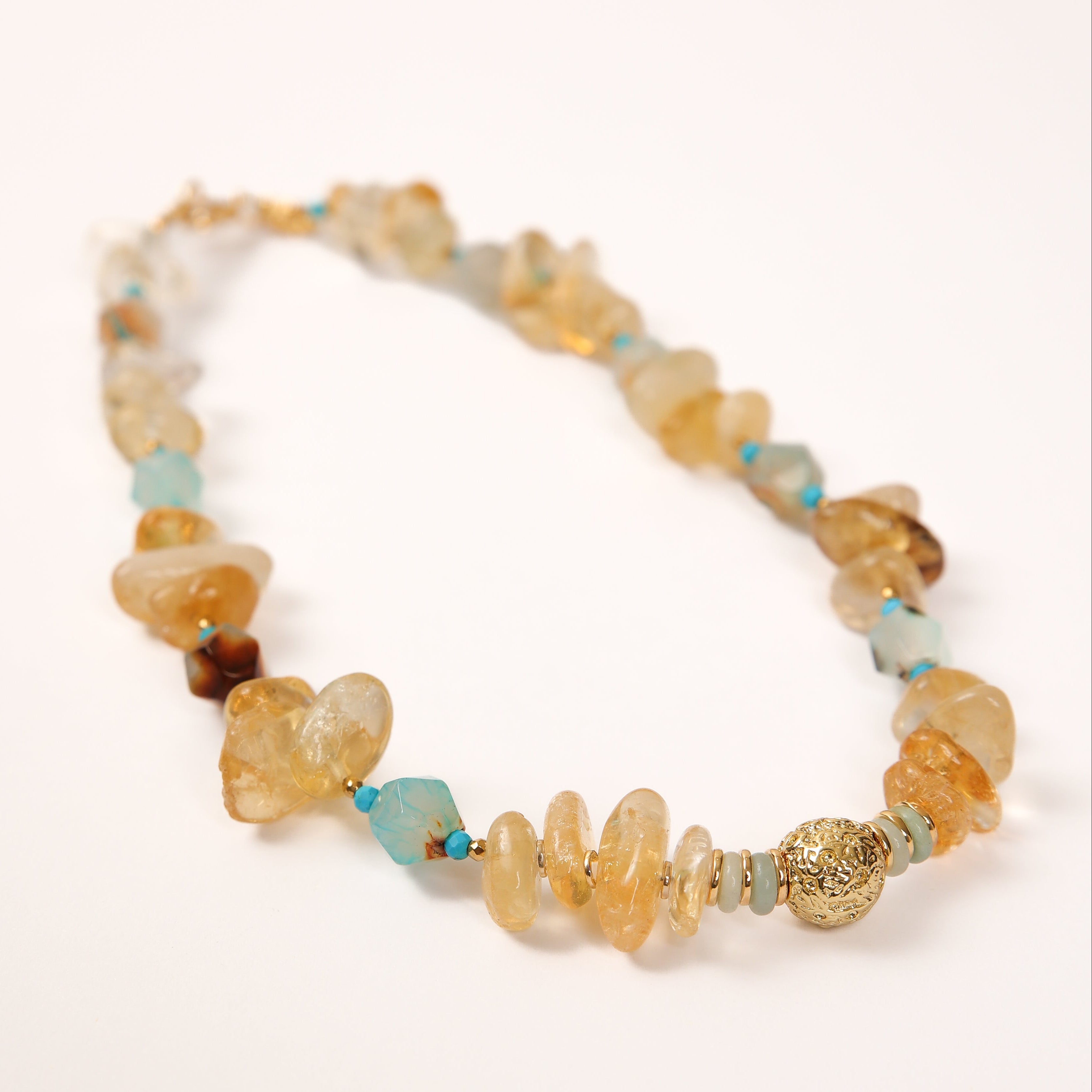 Gargantilla de citrino