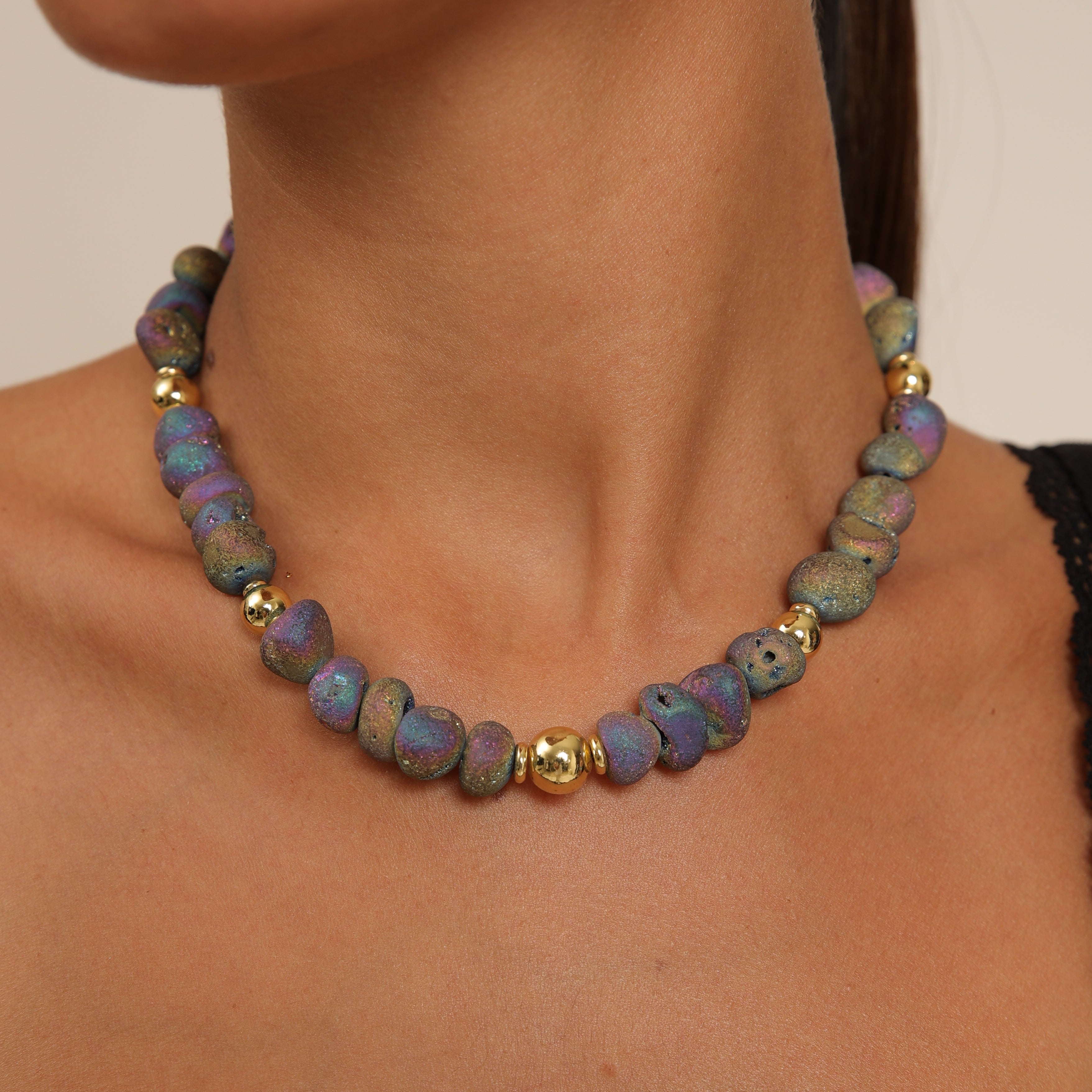 Gargantilla de ágata