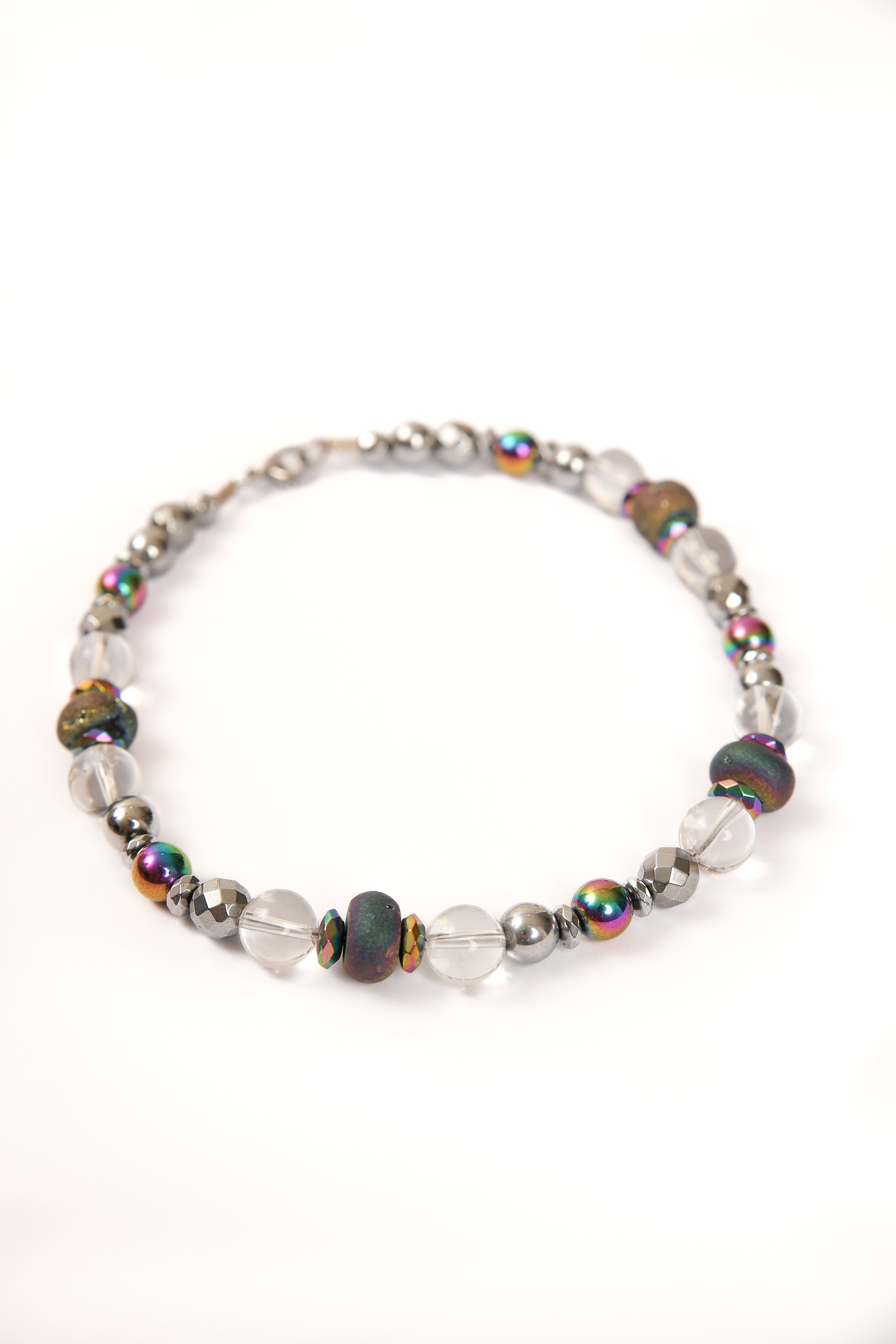 Agate and Quartz Choker