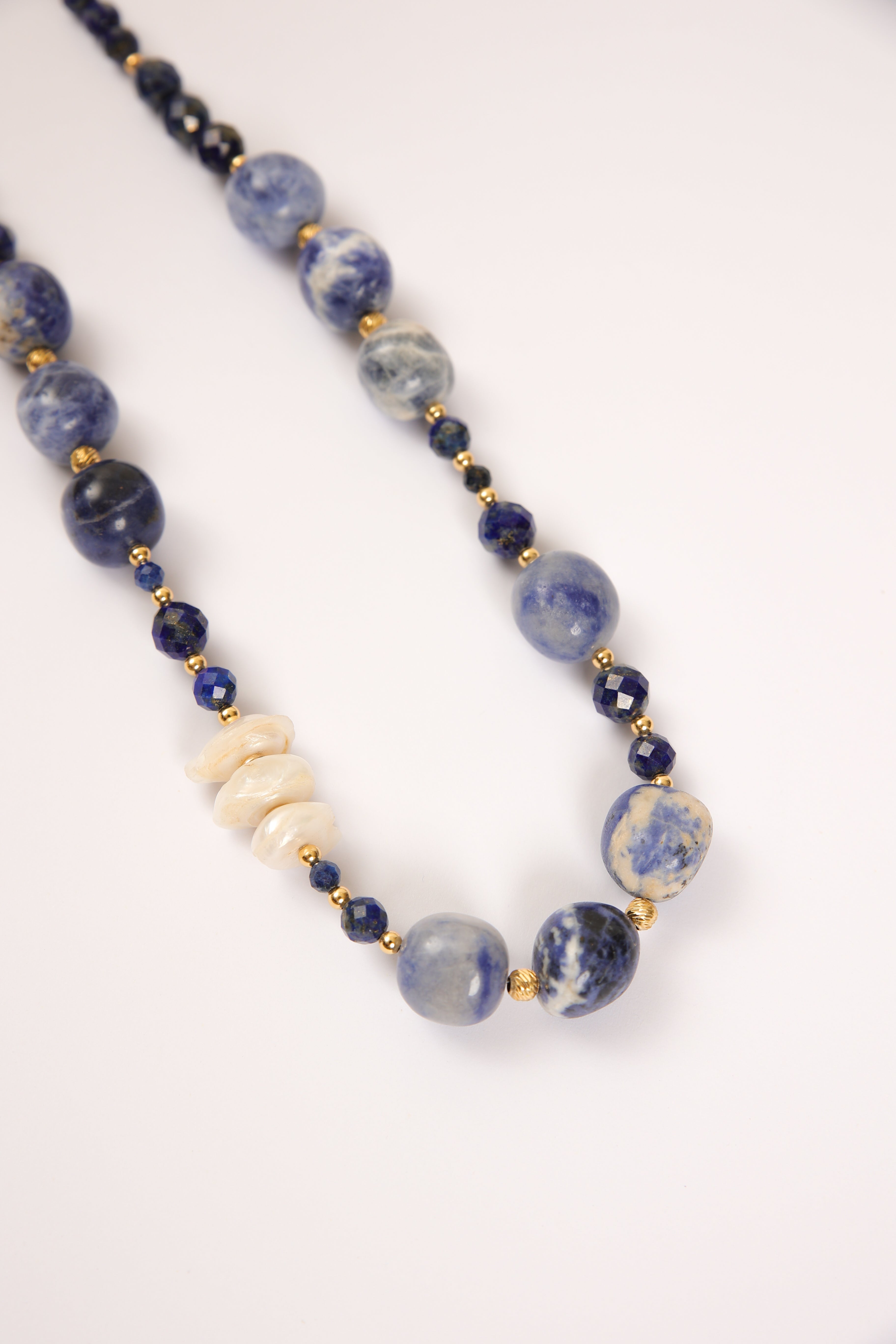 Lapis Lazuli and Sodalite Necklcae
