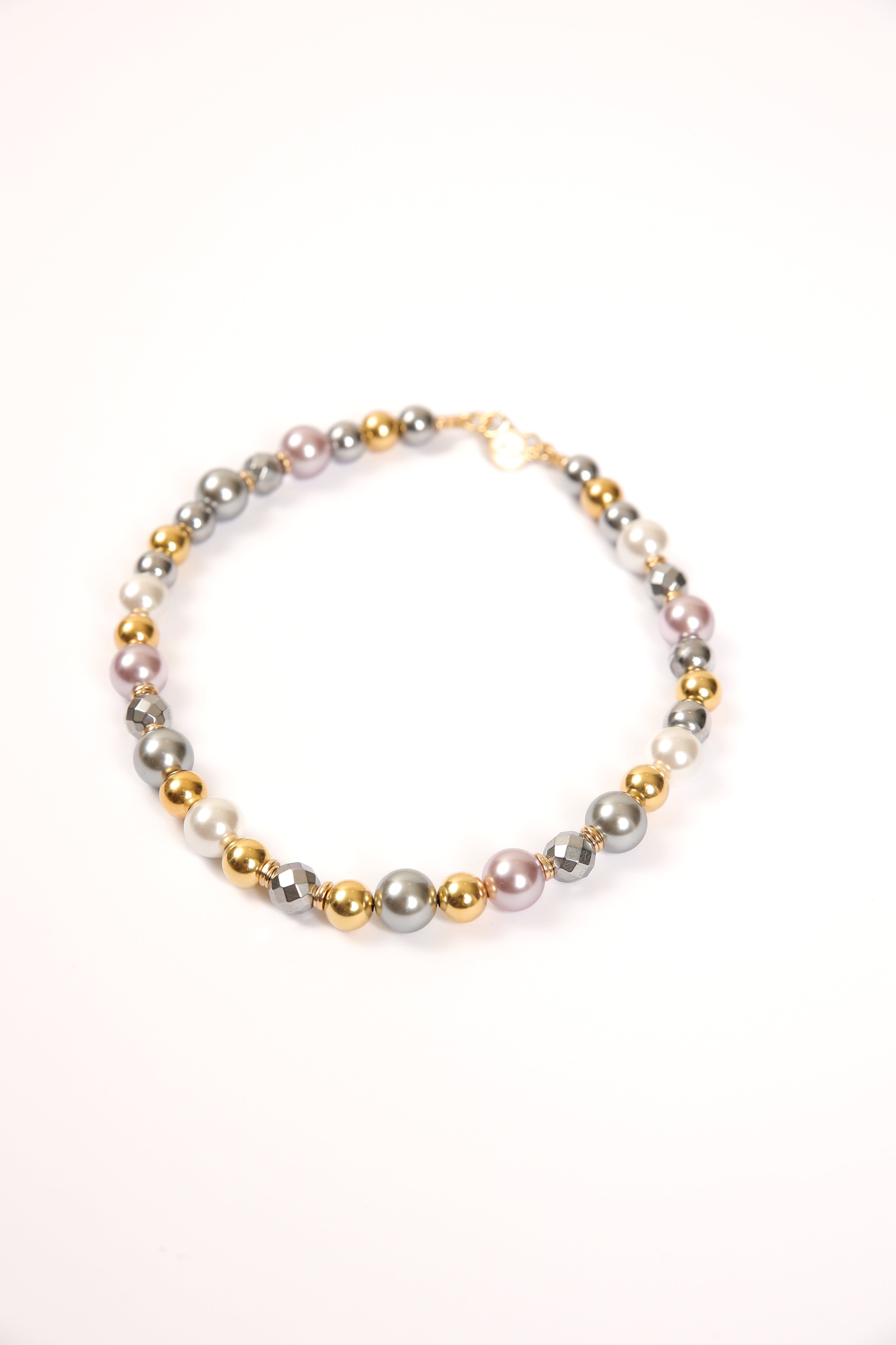 Majorica Pearl & Hematite